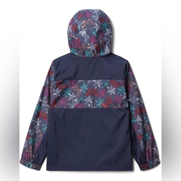 NWT Columbia Kids' Glennaker Springs Jacket Nocturnal Flutter By/Nocturnal SZ XL - Picture 3 of 8